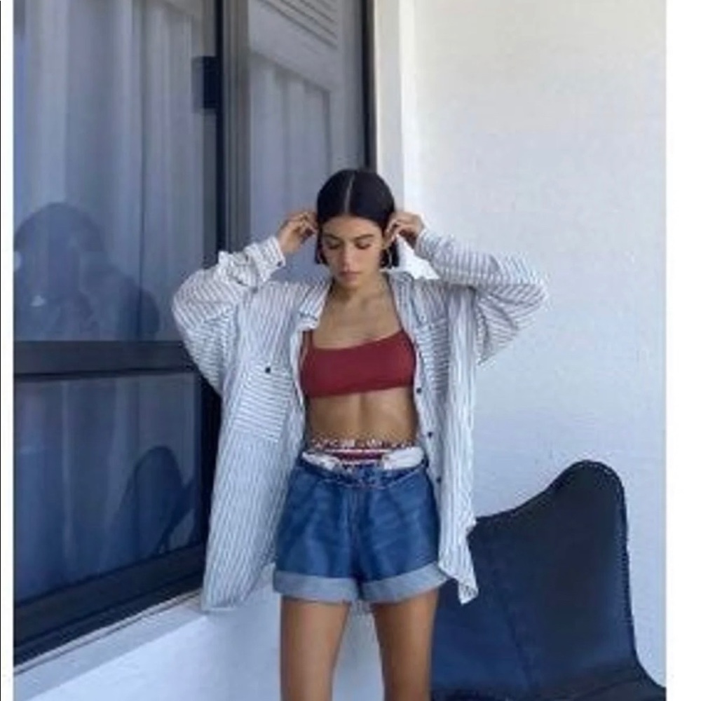 BDG High rise denim shorts